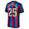 Maillot de Supporter FC Barcelone Aubameyang 25 Domicile 2022-23 Pour Homme